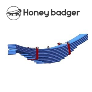 Ten-Leaf Wide and Heavy-Duty Leaf Spring